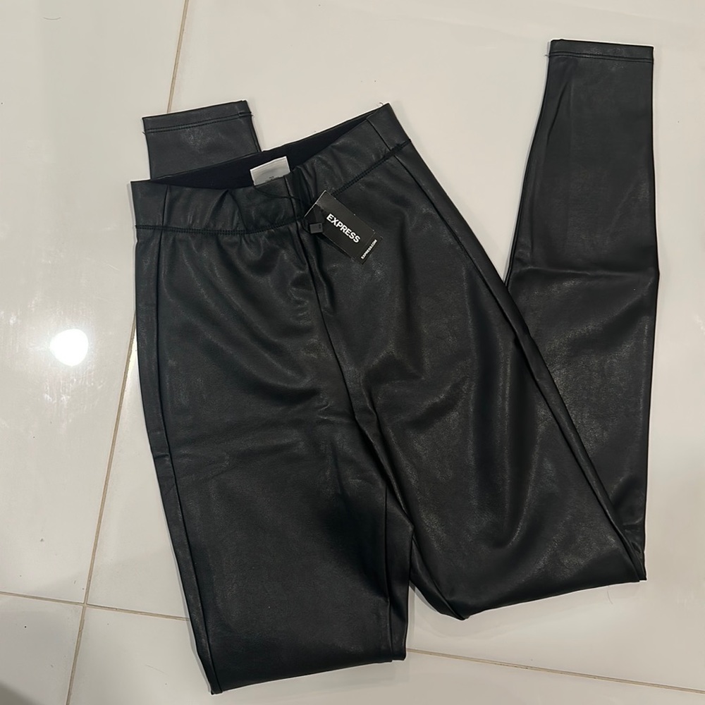 Express leather leggings